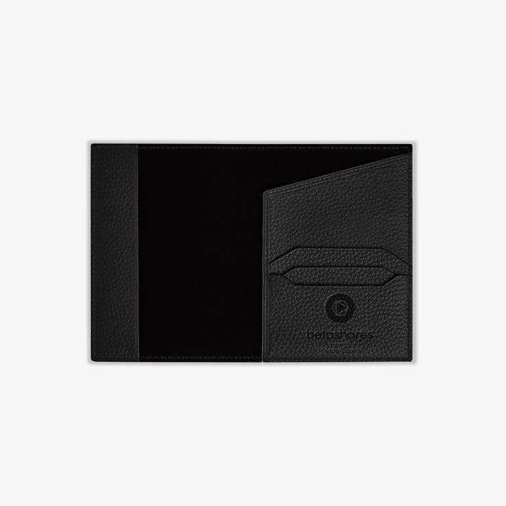 Betashares Premium Passport Wallet in Black - BETASHARES-PASSPORTWALLET-1