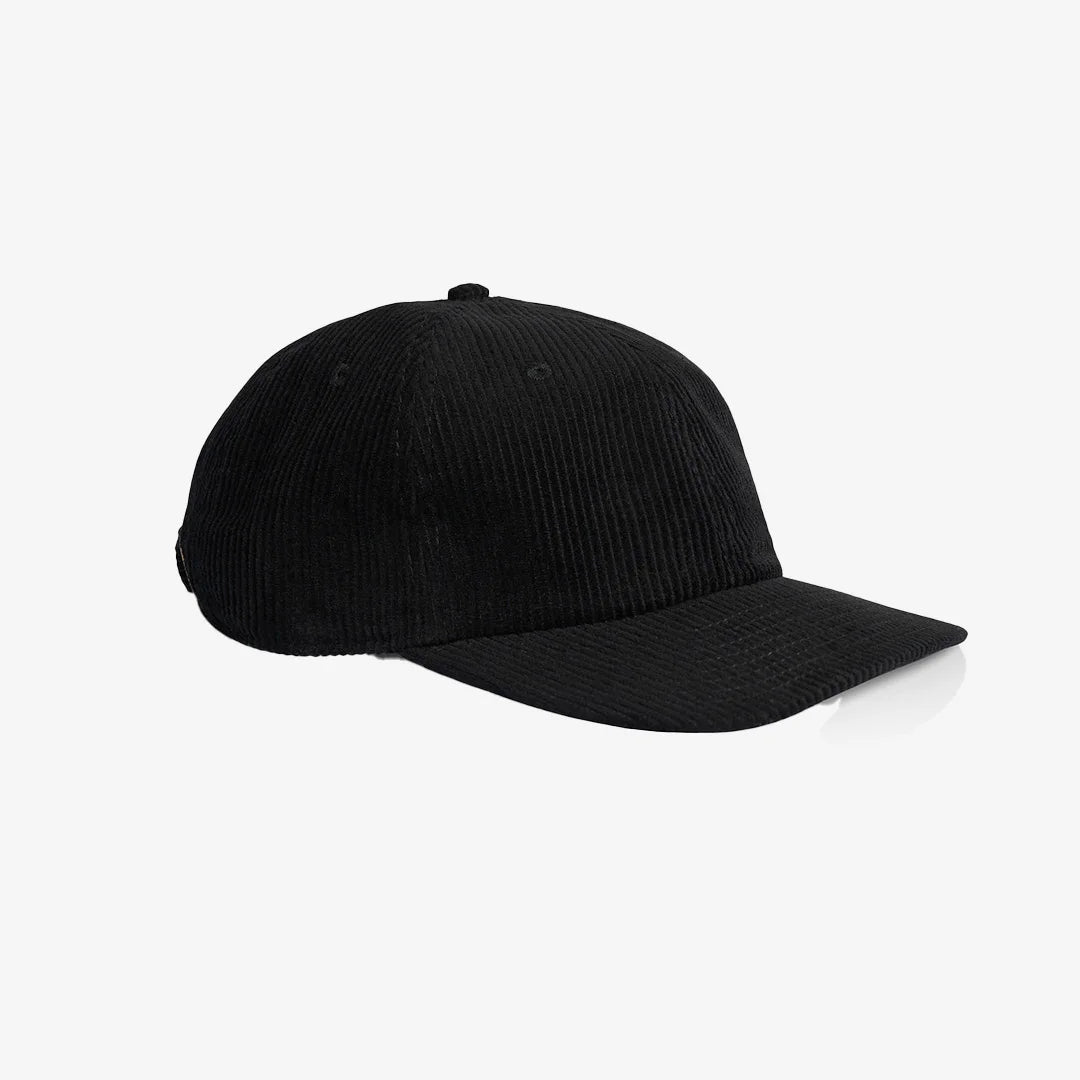 AS Colour Class Cord Cap Black Side - 1152