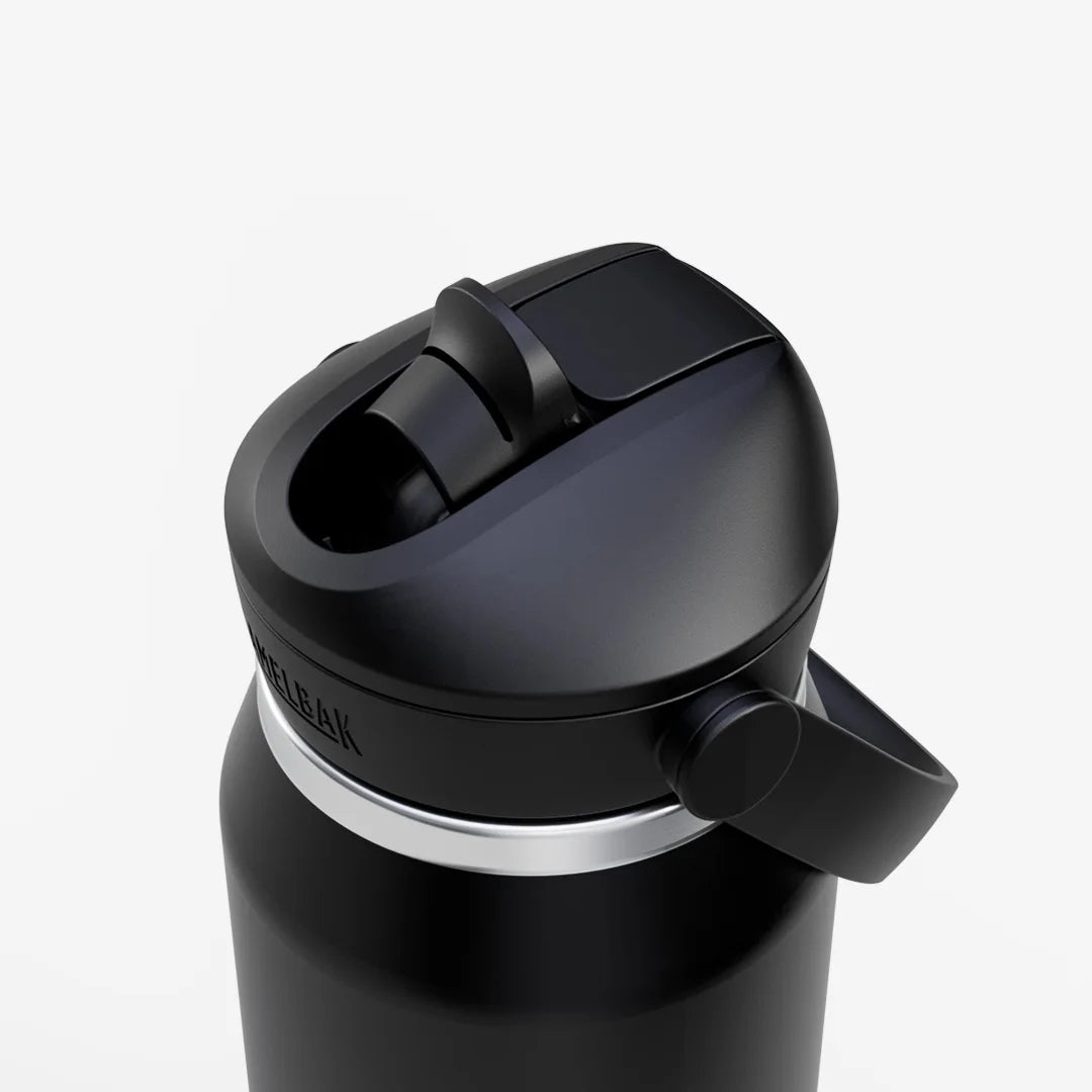 Lifestyle Photo of Trends CamelBak Thrive Flip Straw Vacuum Bottle 1L in Black - 127723