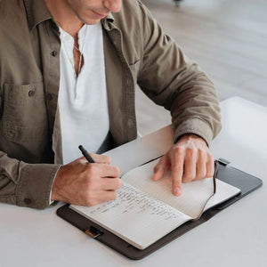 Lifestyle photo of Orbitkey Compendium A5 Active in Black