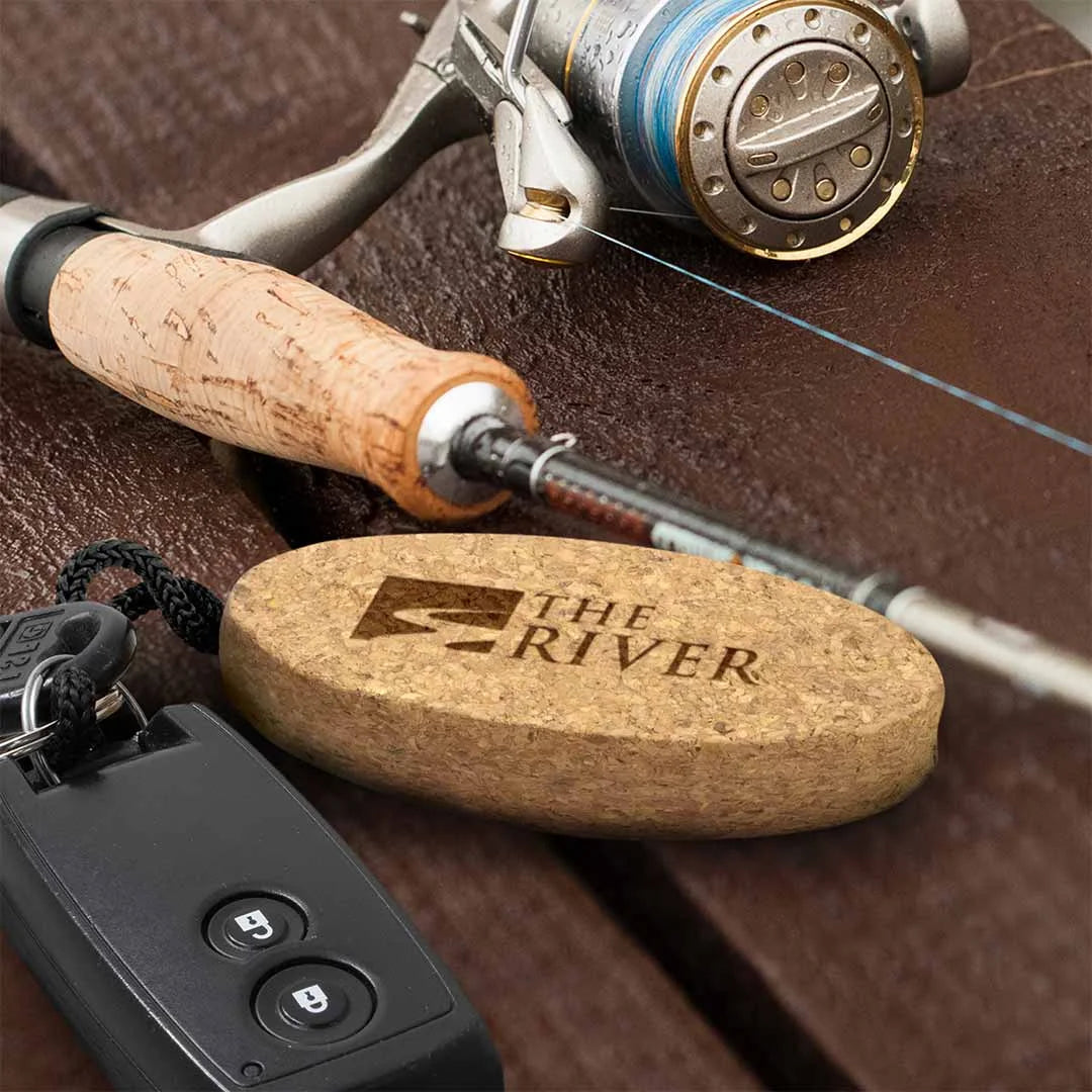 Lifestyle Photo of Trends Cork Floating Key Ring in Natural - 20043