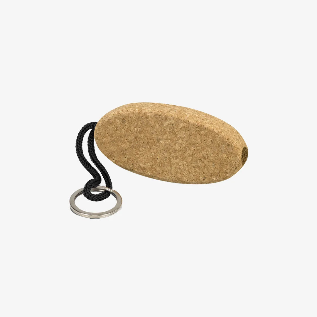 Trends Cork Floating Key Ring Side in Natural/Black - 20043