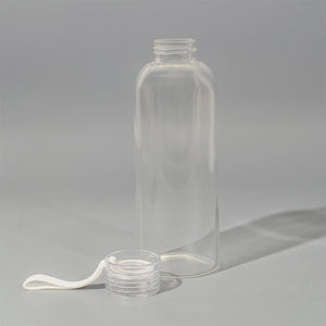 Lifestyle Photo of Promo Brands Crystal 750mL Borosilicate Glass Bottle in White - S991