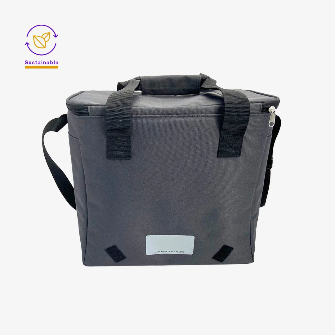 Darani 36 Can Cooler in Repreve Recycled Material 25L in Black Back - DA1001