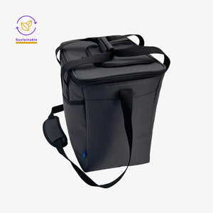 Darani 36 Can Cooler in Repreve Recycled Material 25L in Black Side - DA1001