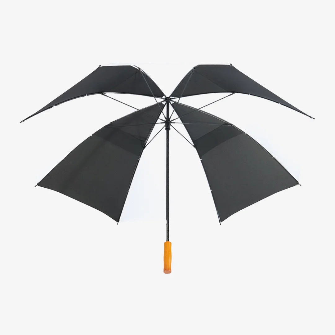Darani 58" Recycled Golf Umbrella Black/White Inside - D11011