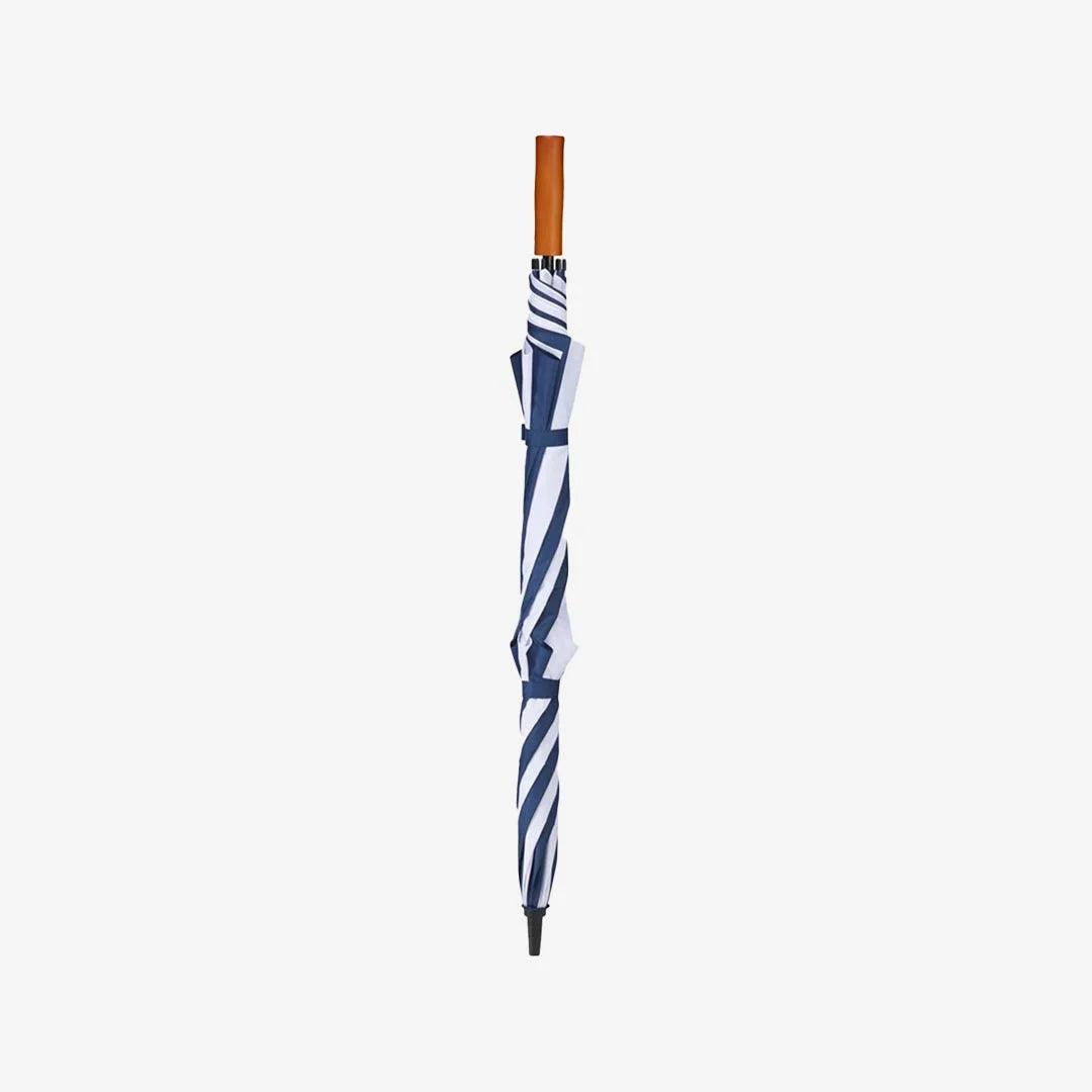 Darani 58" Recycled Golf Umbrella Navy/White Folded- D11011