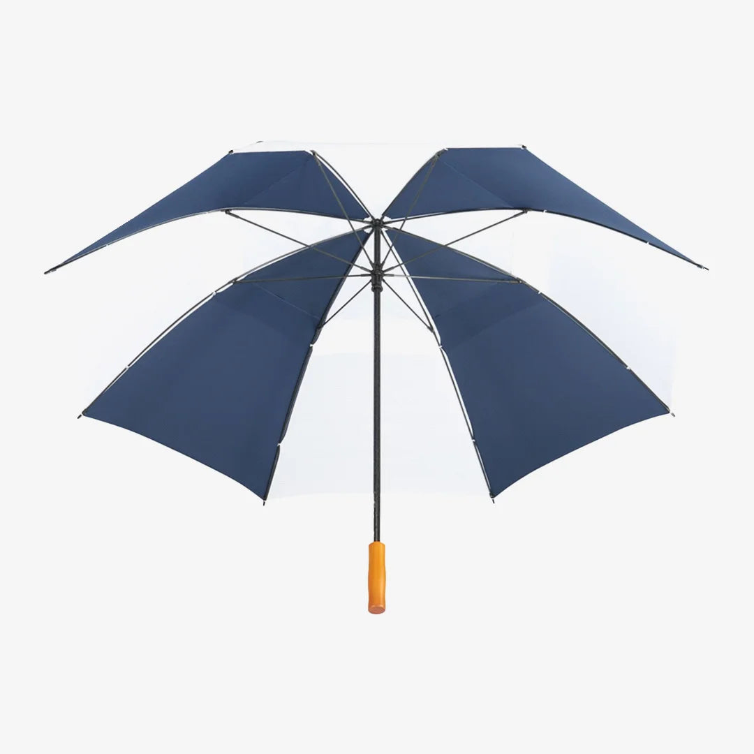 Darani 58" Recycled Golf Umbrella Navy/White Inside - D11011