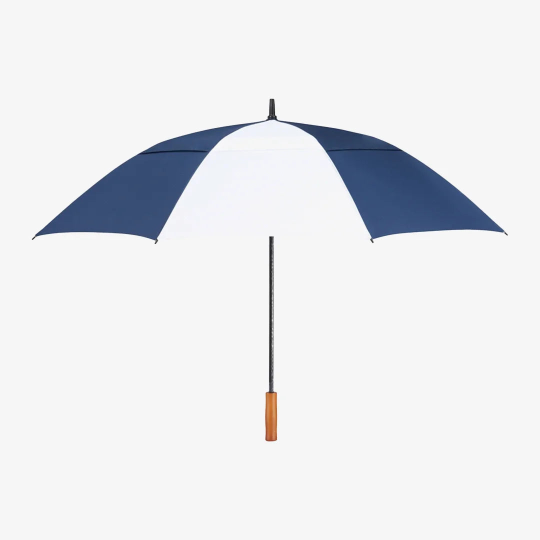 Darani 58" Recycled Golf Umbrella Navy/White - D11011