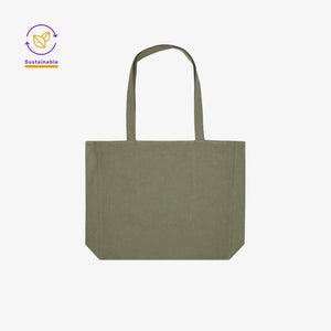 Darani Weekender Recycled Zip Tote in Green Flat - DA1014