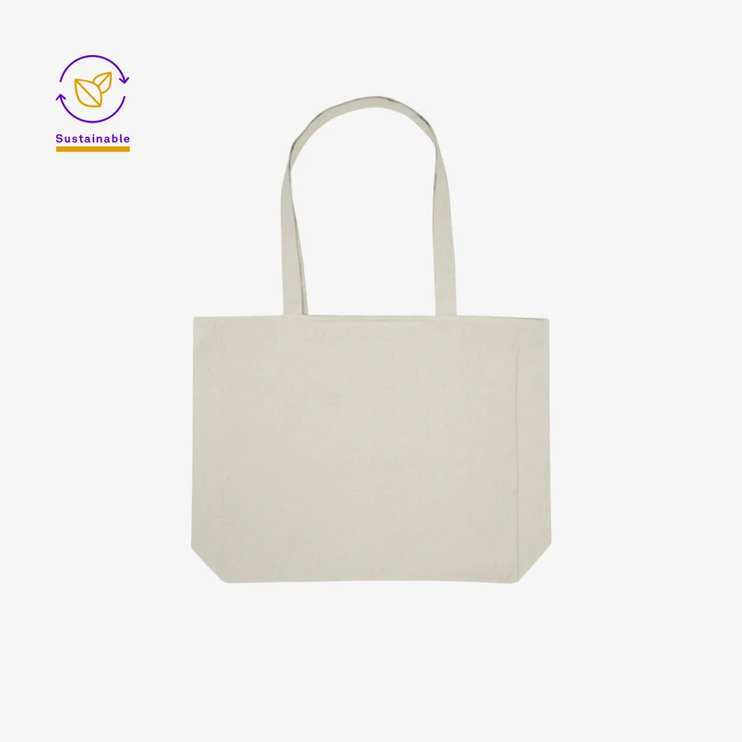 Darani Weekender Recycled Zip Tote in Natural Flat - DA1014