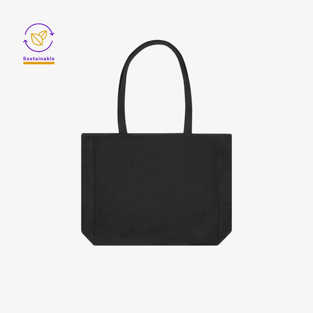 Darani Weekender Recycled Zip Tote in Black Flat - DA1014