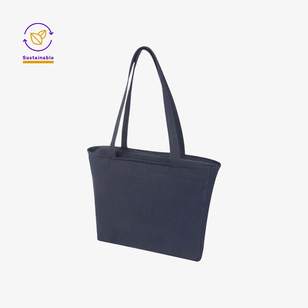 Darani Weekender Recycled Zip Tote in Navy - DA1014