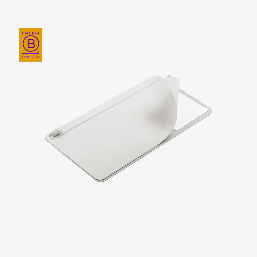 Orbitkey Medium Desk Mat in Stone document hideaway feature