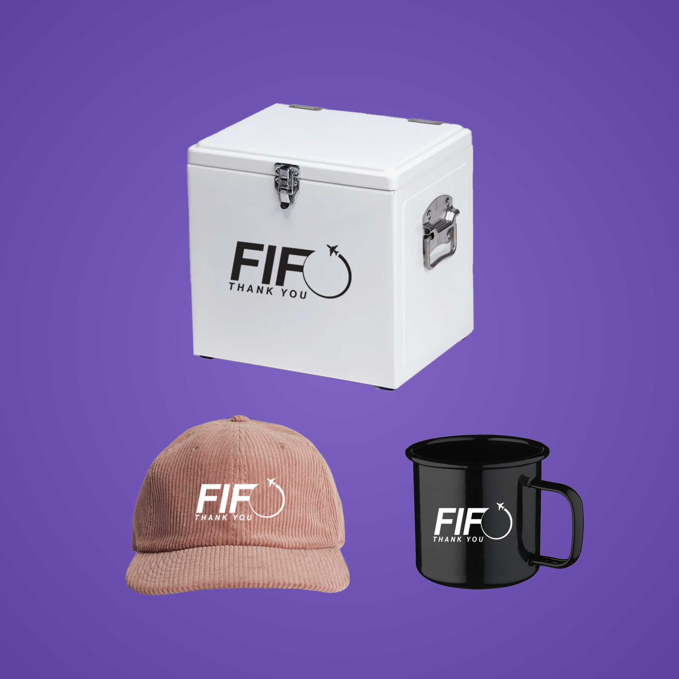 Shop Branded 'FIFO Thank You' Custom Merch Pack - Mercha – mercha.com.au