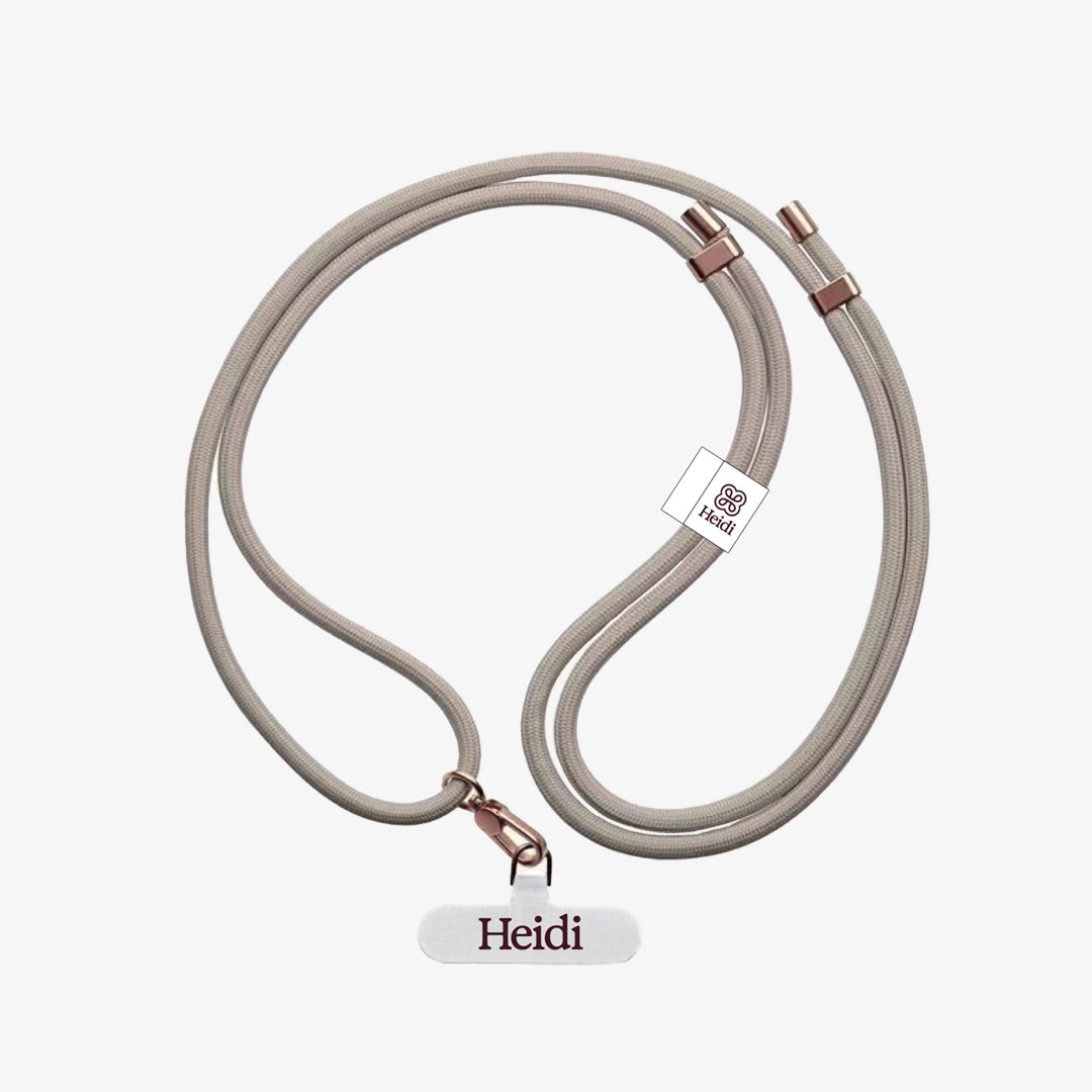 Heidi Dorry Phone Holding Lanyard in Ecru - Heidi-Lanyard-01