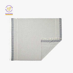 Details of Hilana Upcycled Fethiye Throw Blanket - HA001