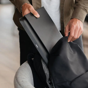 Lifestyle photo of Orbitkey Hybrid Laptop Sleeve 14 Active in Black