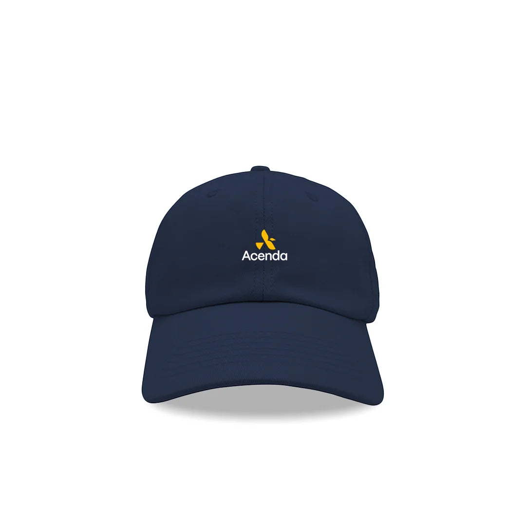 Acenda ICON Carell Cotton Twill Cap Front in Navy - Acenda-240429-02-16-NVY