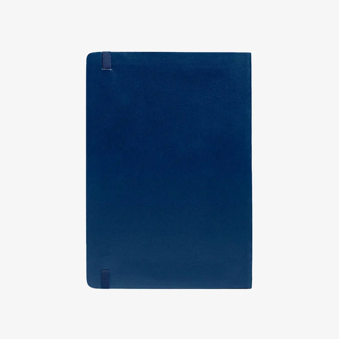 Back of Karst A5 Softcover Notebook in Navy - KT1002