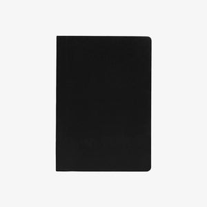 Back of Karst A5 Softcover Notebook in Black - KT1002