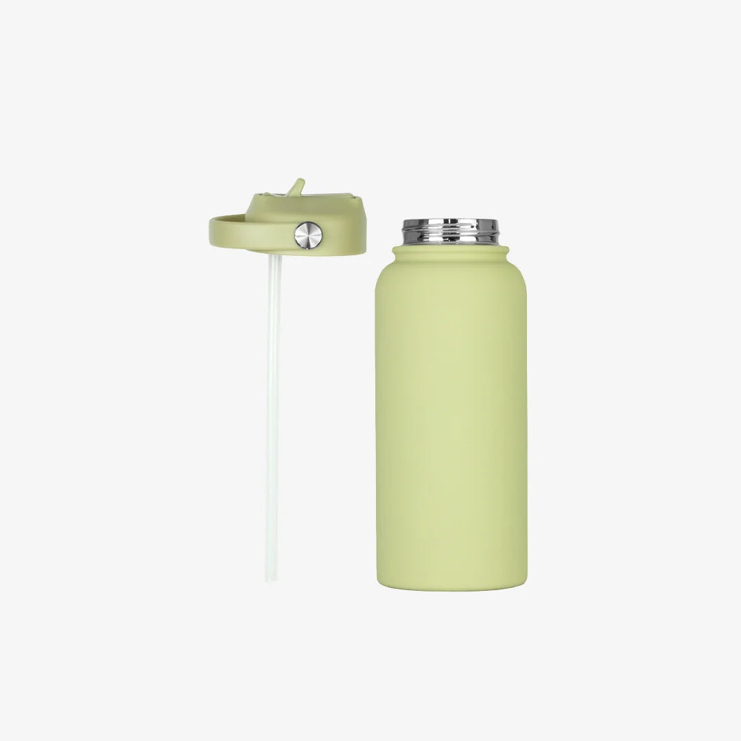 Nottage Laredo 1L Rubber Coated Bottle in Olive - 4108