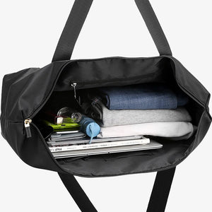 Lifestyle Photo of Little Jim Tote Bag in Black - 241120-7-55