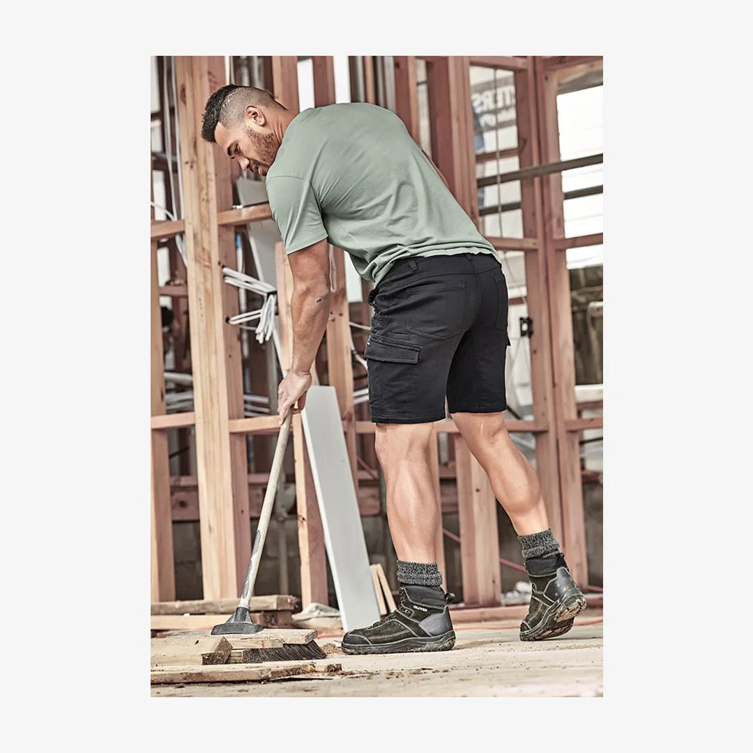 Man wearing Syzmik Men's Streetworx Comfort Short - ZS445 | Mercha