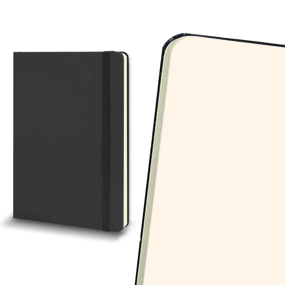Moleskine Classic Hard Cover Large Notebook - Black Unlined - 117221
