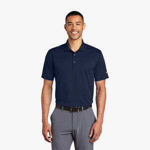 Man wearing Nike Tech Basic Dri-FIT Polo in Midnight Navy - 203690