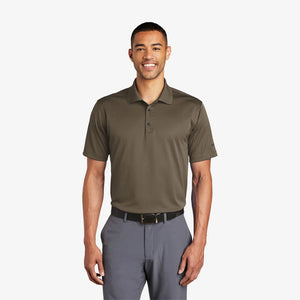 Man wearing Nike Tech Basic Dri-FIT Polo in Olive Khaki - 203690
