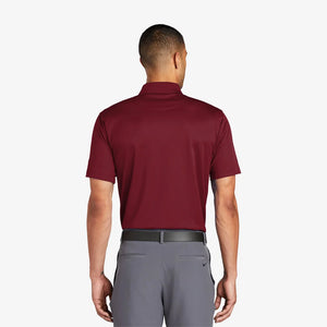 Man wearing Nike Tech Basic Dri-FIT Polo Back in Team Red - 203690