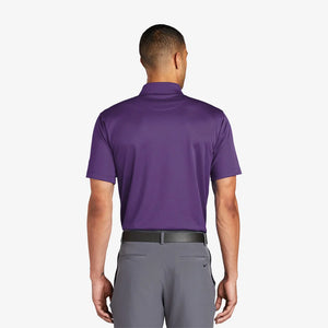 Man wearing Nike Tech Basic Dri-FIT Polo Back in Varsity Purple - 203690