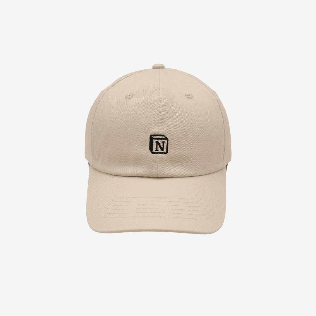 Notion ICON Carell Cotton Twill Cap in Sand - Mercha