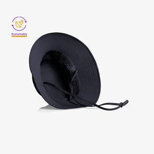 AS Colour Nylon Wide Brim Bucket Hat Inside in Navy - 1174