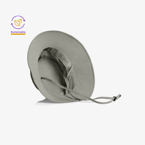 AS Colour Nylon Wide Brim Bucket Hat Inside in Storm - 1174