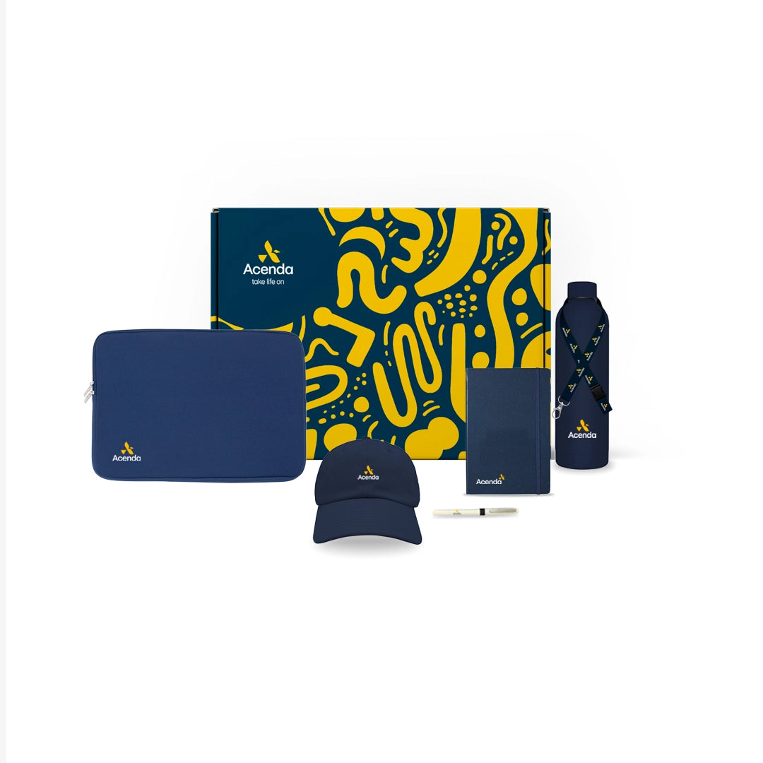 Acenda Onboarding Pack Front in Navy - Acenda-TeamBox
