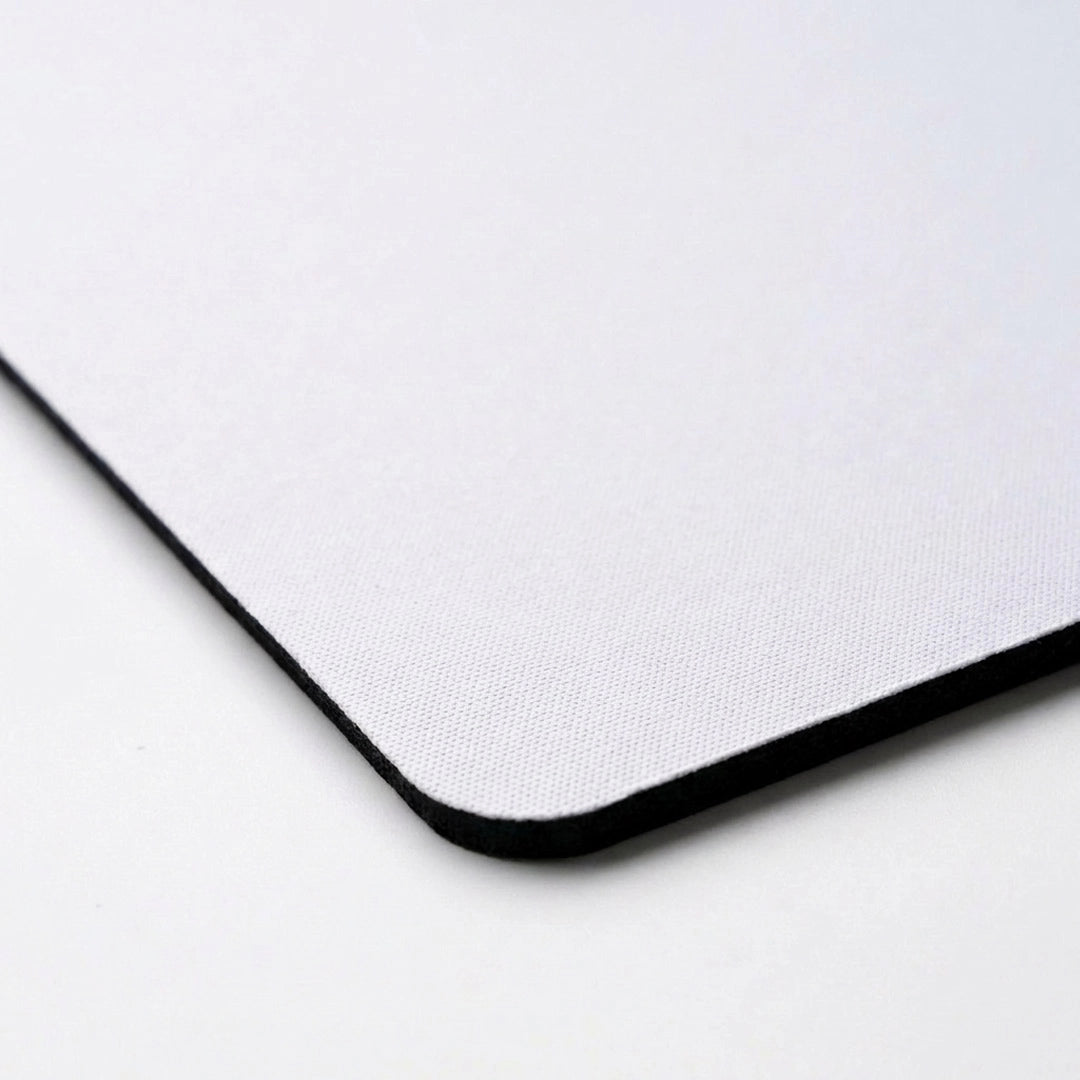 Lifestyle Image of Promo Brands Optical Friendly Mouse Mat in White - MM103A