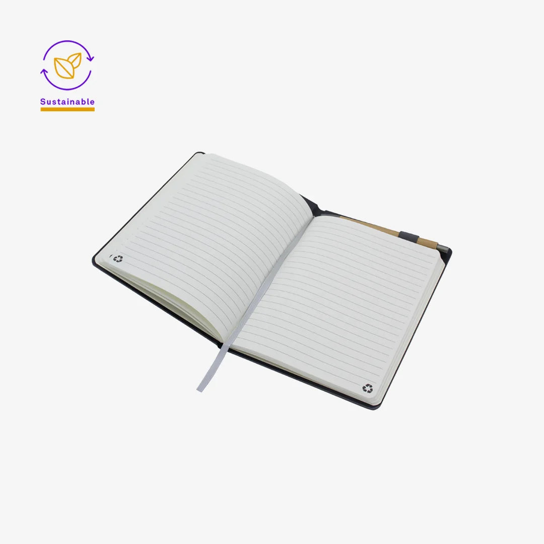 Promo Brands Planet Scribe A5 Notebook Inside in Black - D429