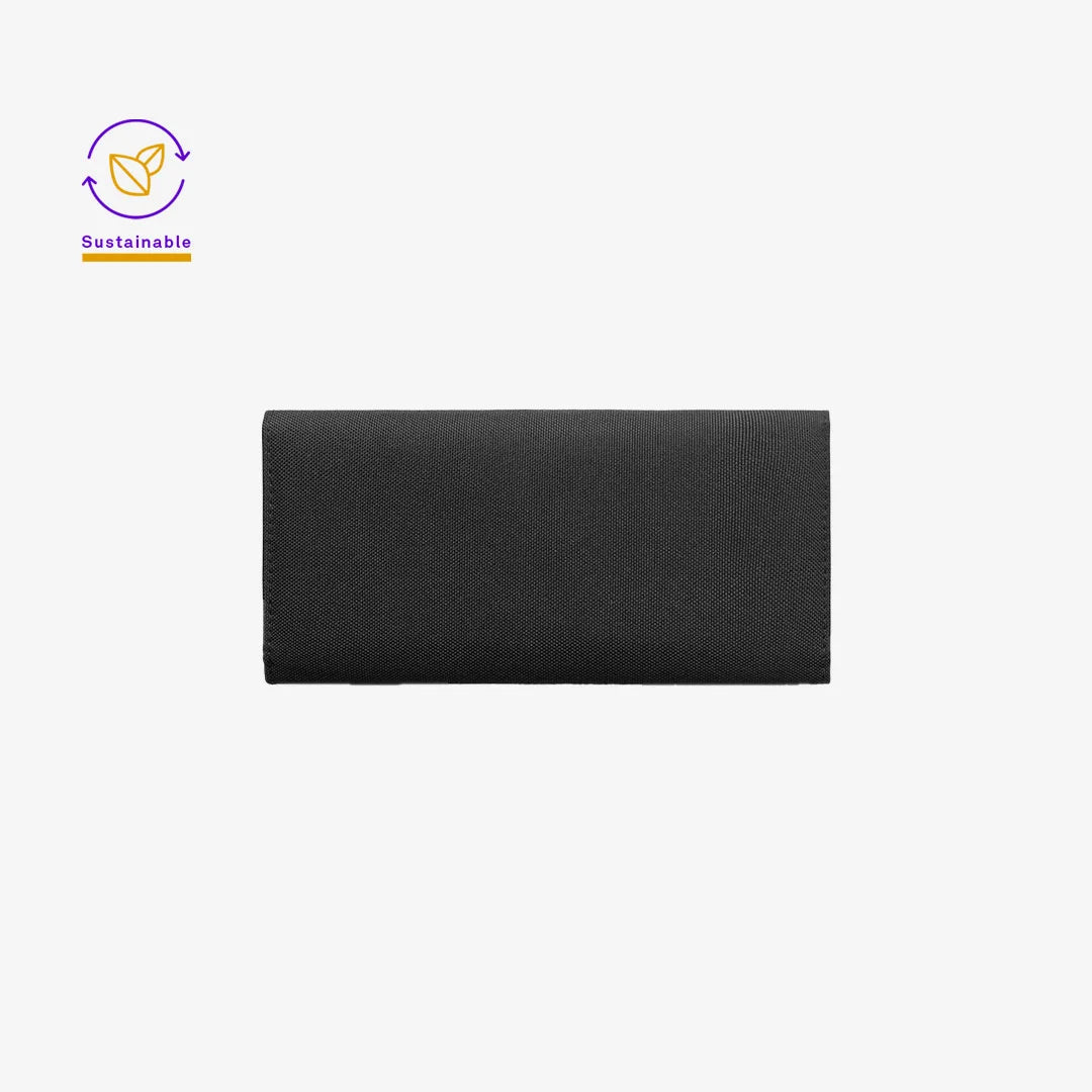 AS Colour Recycled Long Wallet in Black Back - 1034