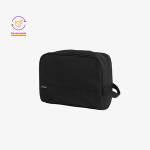 AS Colour Recycled Toiletry Bag Side in Black - 1022