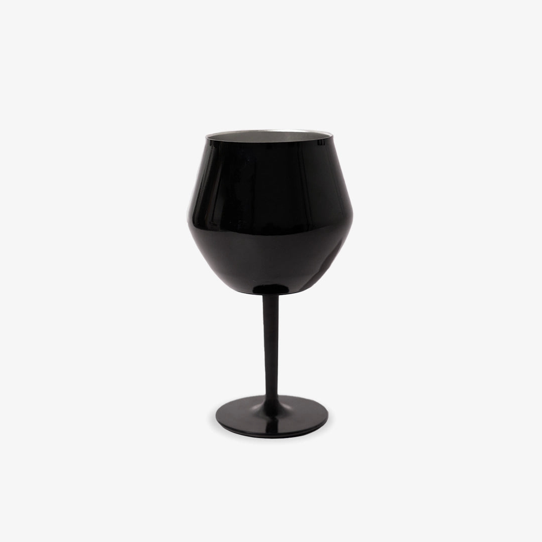 Lifestyle Photo of Promo Brands Shiraz Detachable Wine Glass in Black - S938