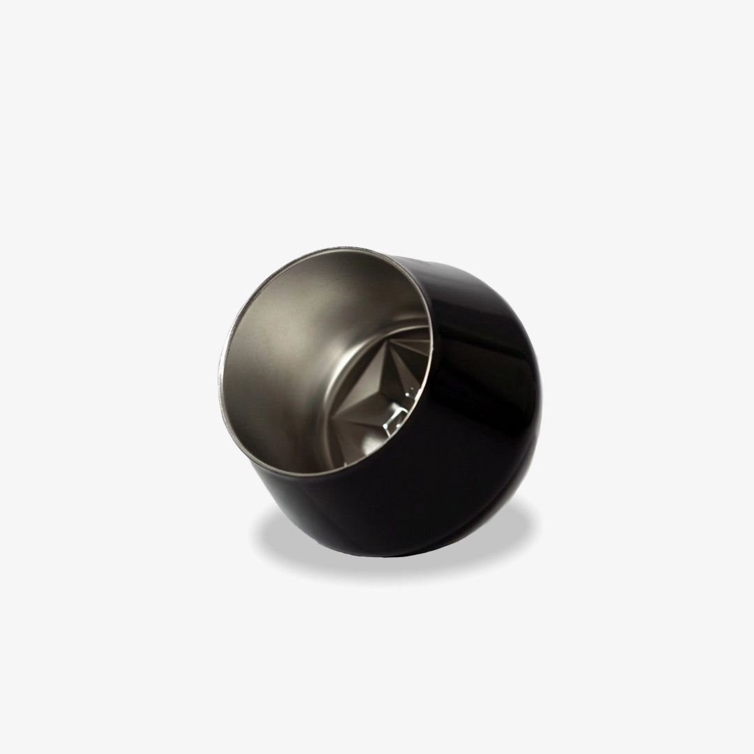Lifestyle Photo of Promo Brands Shiraz Detachable Wine Glass in Black - S938