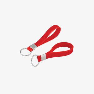 Trends Silicon Key Ring Details in Red - 118532
