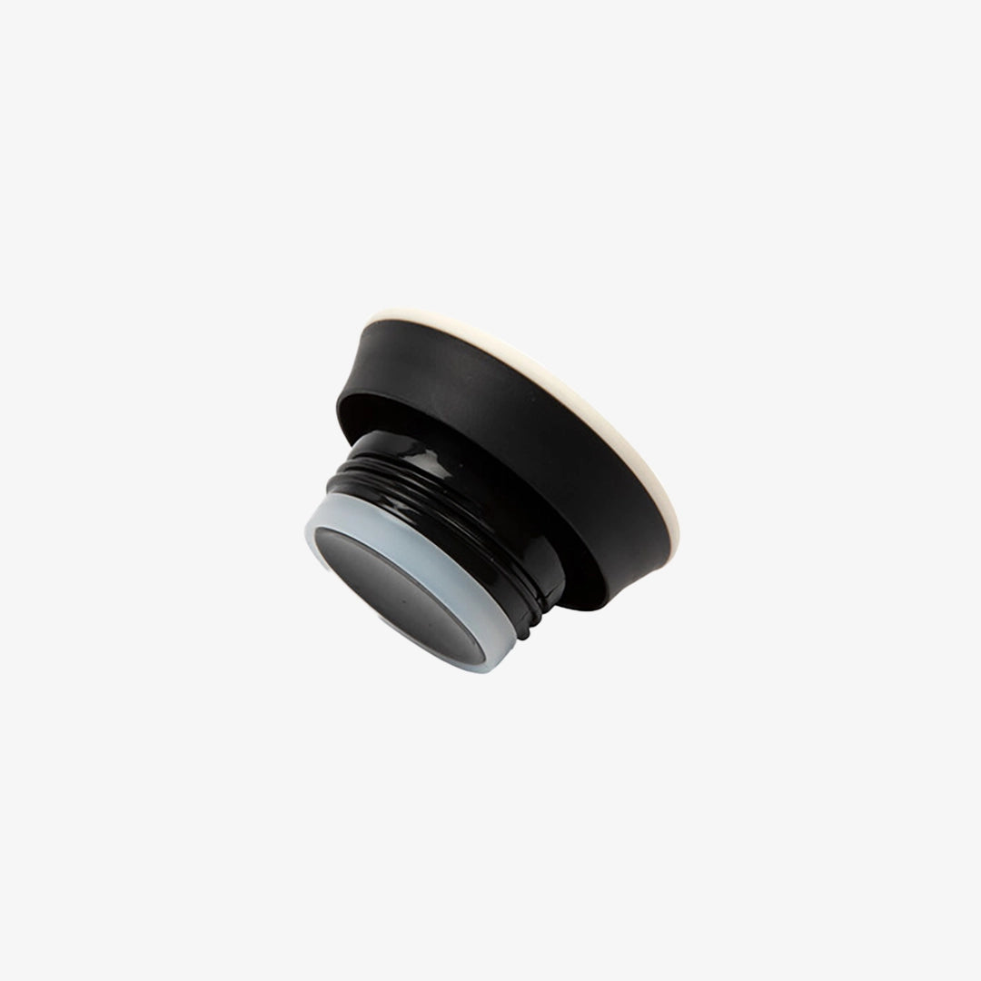 Lifestyle Photo of Logo Line Slipstream Double Wall Coffee Cup in Black - LL1026