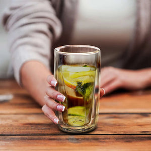 Lifestyle Photo of TRENDS SPICE Calypso 330ml Double Wall Glass in Clear - 126870