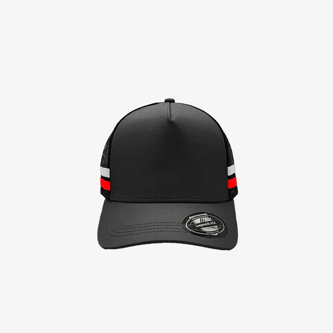 Black/Black/White/Red - Front