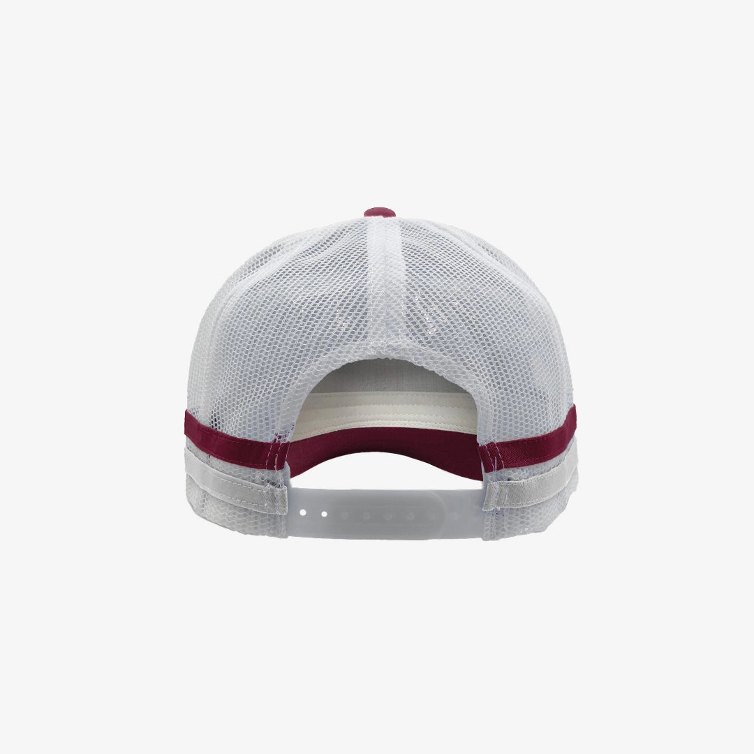 Maroon/White/Maroon/White - Back