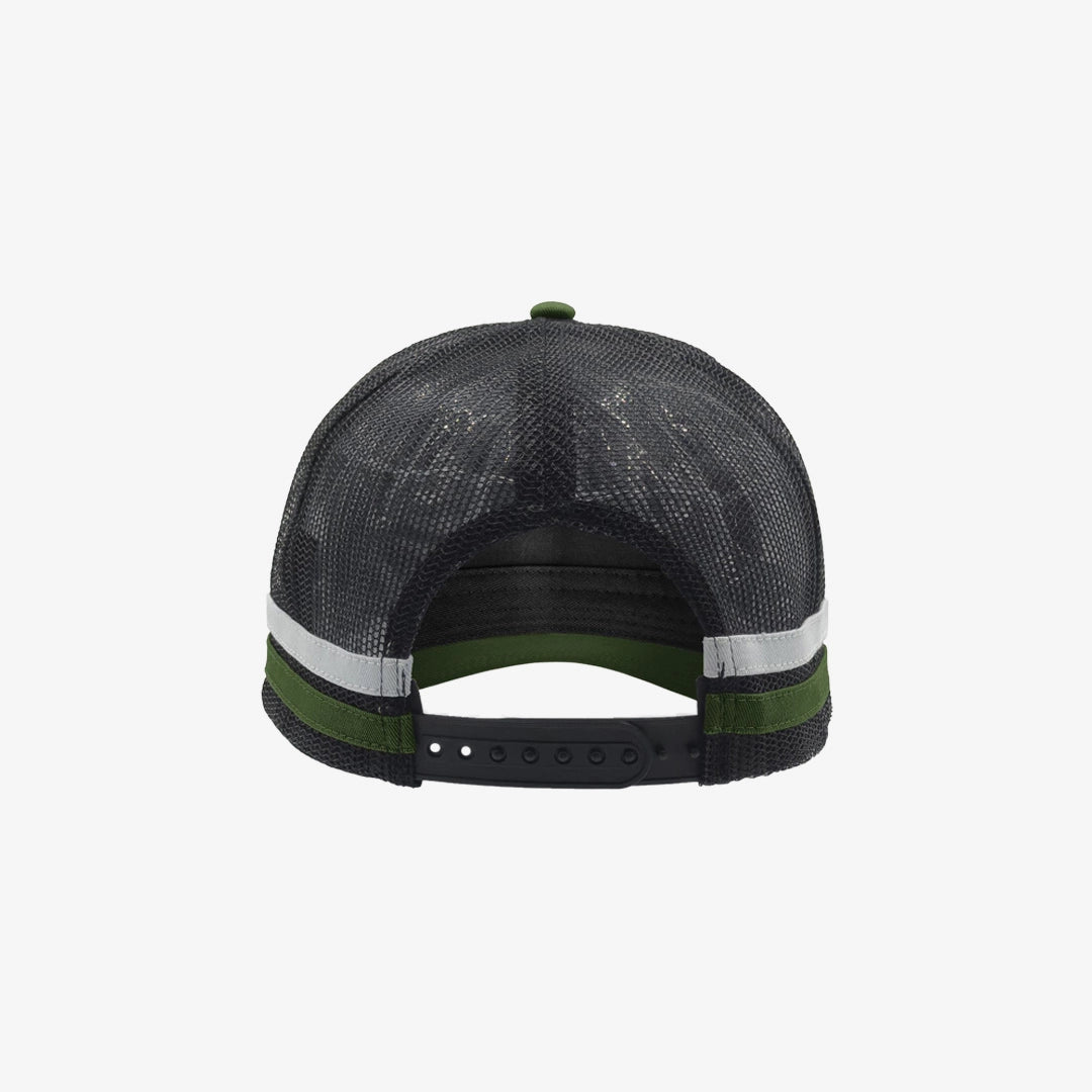 Olive/Black/White/Olive - Back