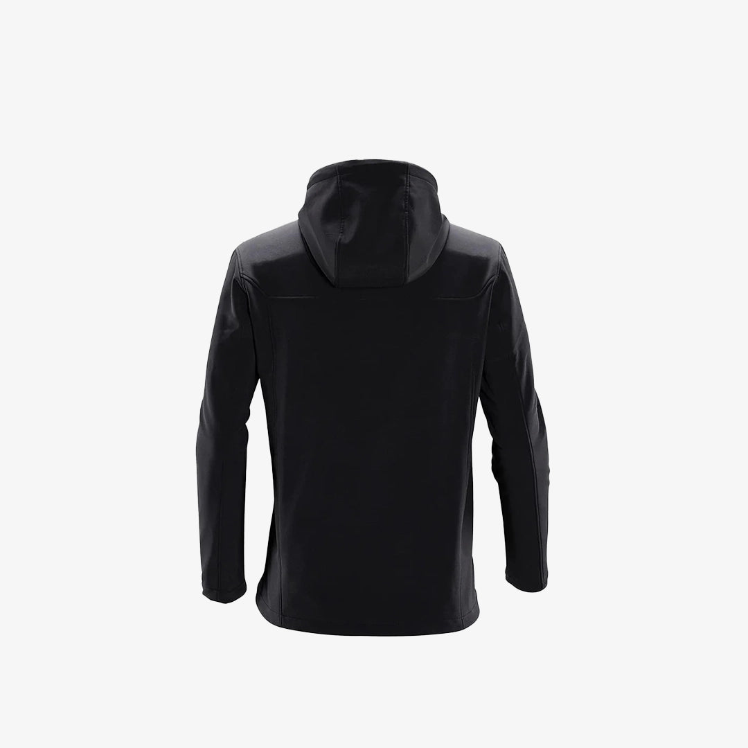 Susquehanna Stormtech Men's Orbiter Softshell Hoody Back in Black/Azure Blue - KSH-1